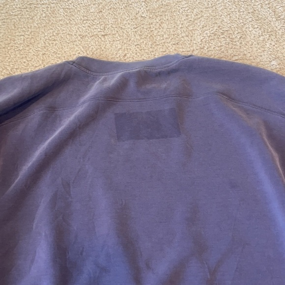 Lululemon Perfectly Oversized Crop Crew in Night Sea size 10 - Picture 6 of 6